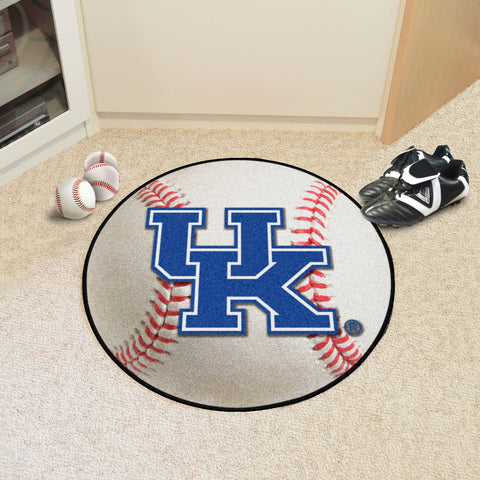 Kentucky Wildcats Baseball Rug - 27in. Diameter, UK Logo