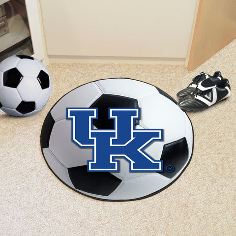 Kentucky Wildcats Soccer Ball Rug - 27in. Diameter, UK Logo
