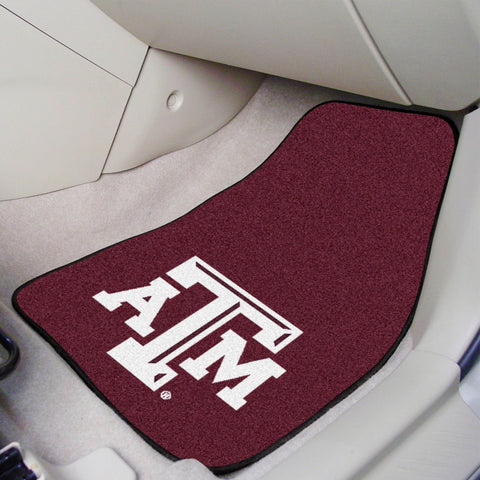 Texas A&M Aggies Front Carpet Car Mat Set - 2 Pieces