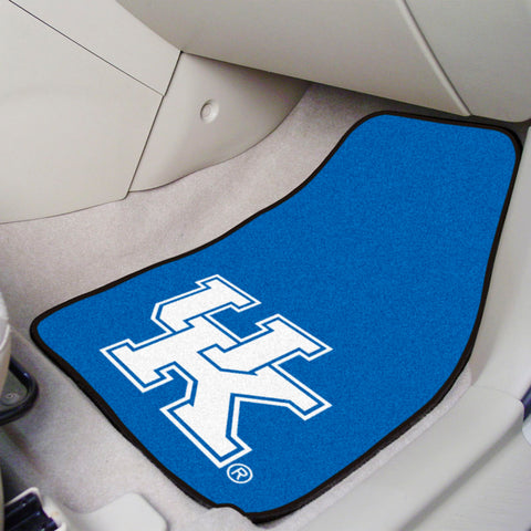 Kentucky Wildcats Front Carpet Car Mat Set - 2 Pieces, UK Logo