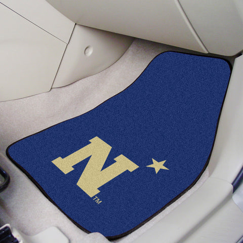 Naval Academy Front Carpet Car Mat Set - 2 Pieces