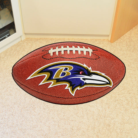 Baltimore Ravens  Football Rug - 20.5in. x 32.5in.