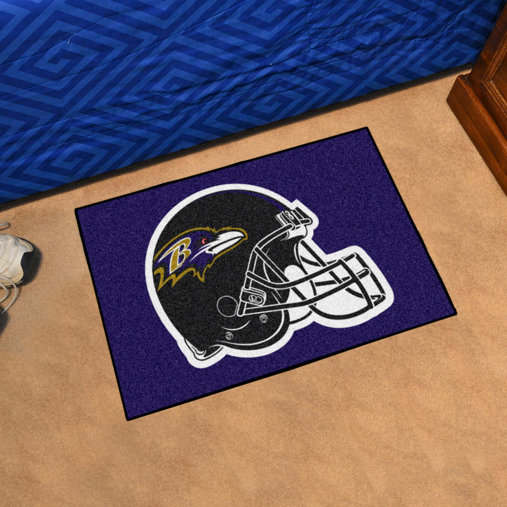 Baltimore Ravens Starter Mat Accent Rug - 19in. x 30in., Helmet Logo