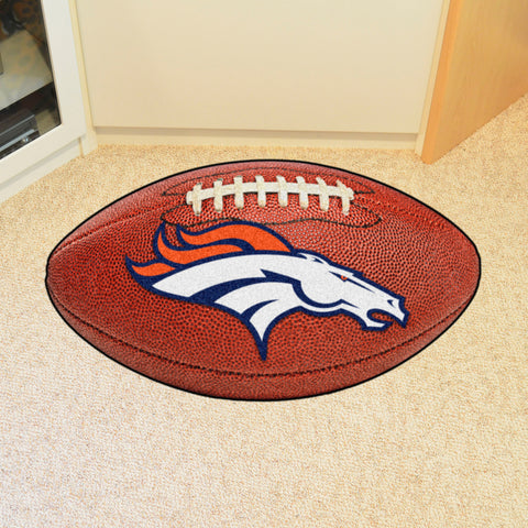 Denver Broncos  Football Rug - 20.5in. x 32.5in.