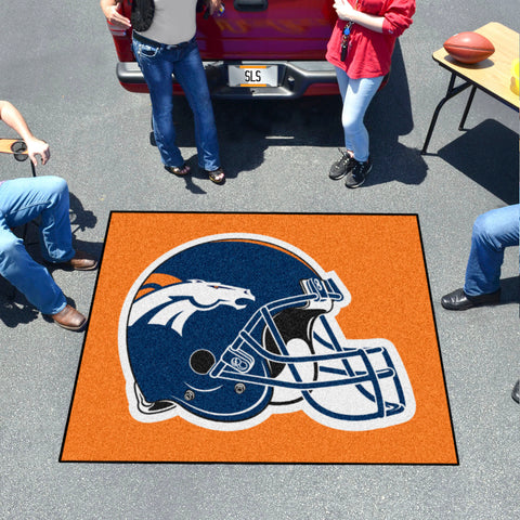 Denver Broncos Tailgater Rug - 5ft. x 6ft., Helmet Logo