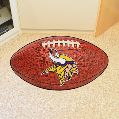 Minnesota Vikings  Football Rug - 20.5in. x 32.5in.
