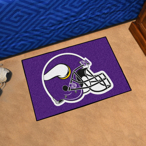Minnesota Vikings Starter Mat Accent Rug - 19in. x 30in., Helmet Logo