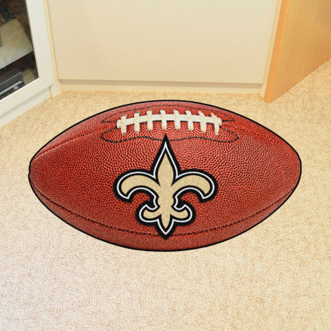 New Orleans Saints  Football Rug - 20.5in. x 32.5in.