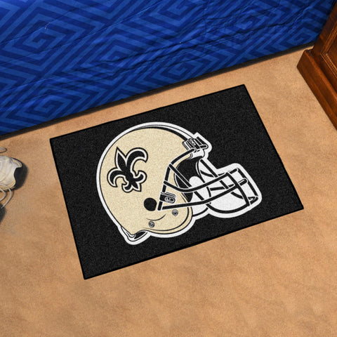 New Orleans Saints Starter Mat Accent Rug - 19in. x 30in., Helmet Logo