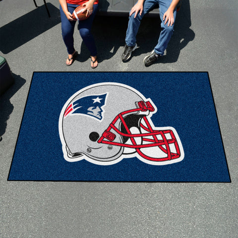 New England Patriots Ulti-Mat Rug - 5ft. x 8ft., Helmet Logo