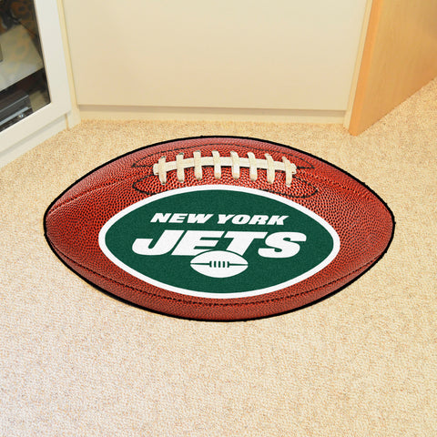 New York Jets  Football Rug - 20.5in. x 32.5in.