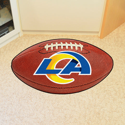 Los Angeles Rams  Football Rug - 20.5in. x 32.5in.