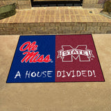 House Divided - Mississippi / Mississippi St Rug 34 in. x 42.5 in.