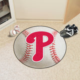 Philadelphia Phillies Baseball Rug - 27in. Diameter
