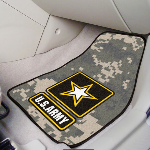 U.S. Army Front Carpet Car Mat Set - 2 Pieces, Camo