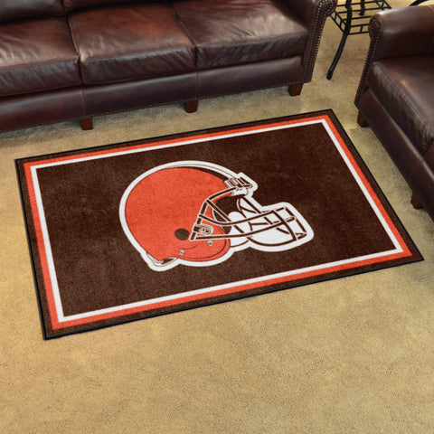 Cleveland Browns 4ft. x 6ft. Plush Area Rug