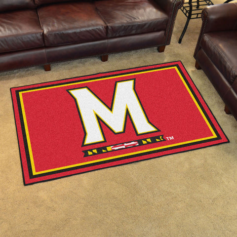 Maryland Terrapins 4ft. x 6ft. Plush Area Rug