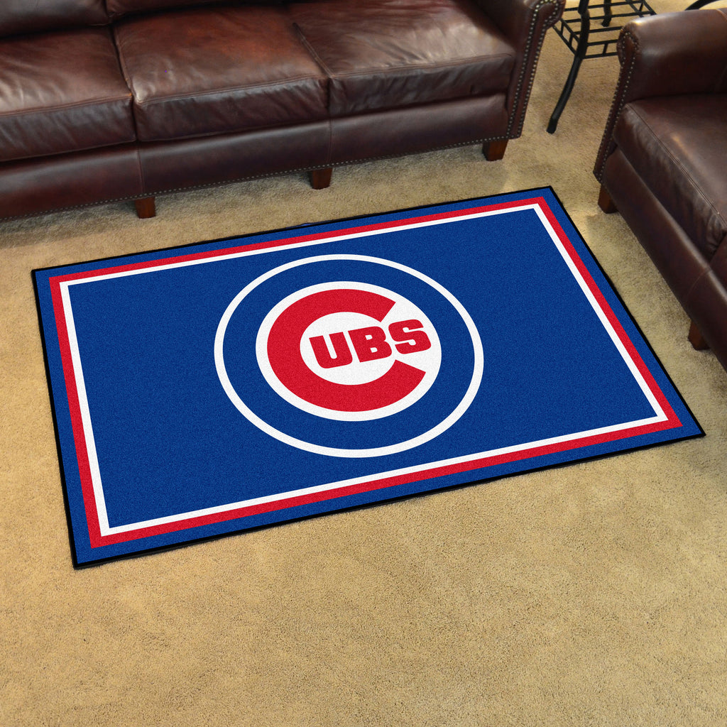 Chicago Cubs 4ft. x 6ft. Plush Area Rug