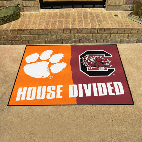 House Divided - Clemson / South Carolina Rug 34 in. x 42.5 in.