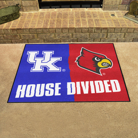 House Divided - Kentucky / Louisville Rug 34 in. x 42.5 in.