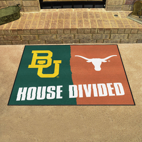 House Divided - Baylor / Texas Rug 34 in. x 42.5 in.