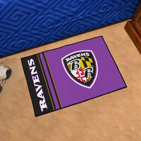 Baltimore Ravens Starter Mat Accent Rug Uniform Style - 19in. x 30in.