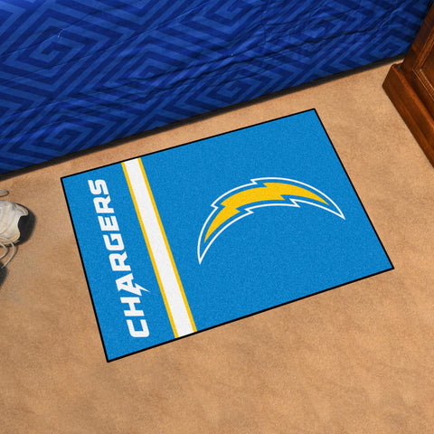 Los Angeles Chargers Starter Mat Accent Rug Uniform Style - 19in. x 30in.