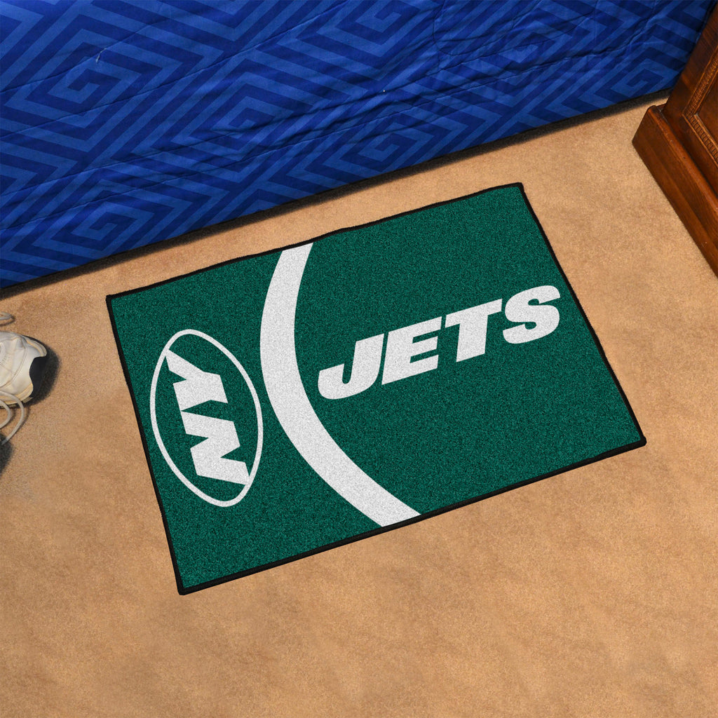 New York Jets Starter Mat Accent Rug Uniform Style - 19in. x 30in.