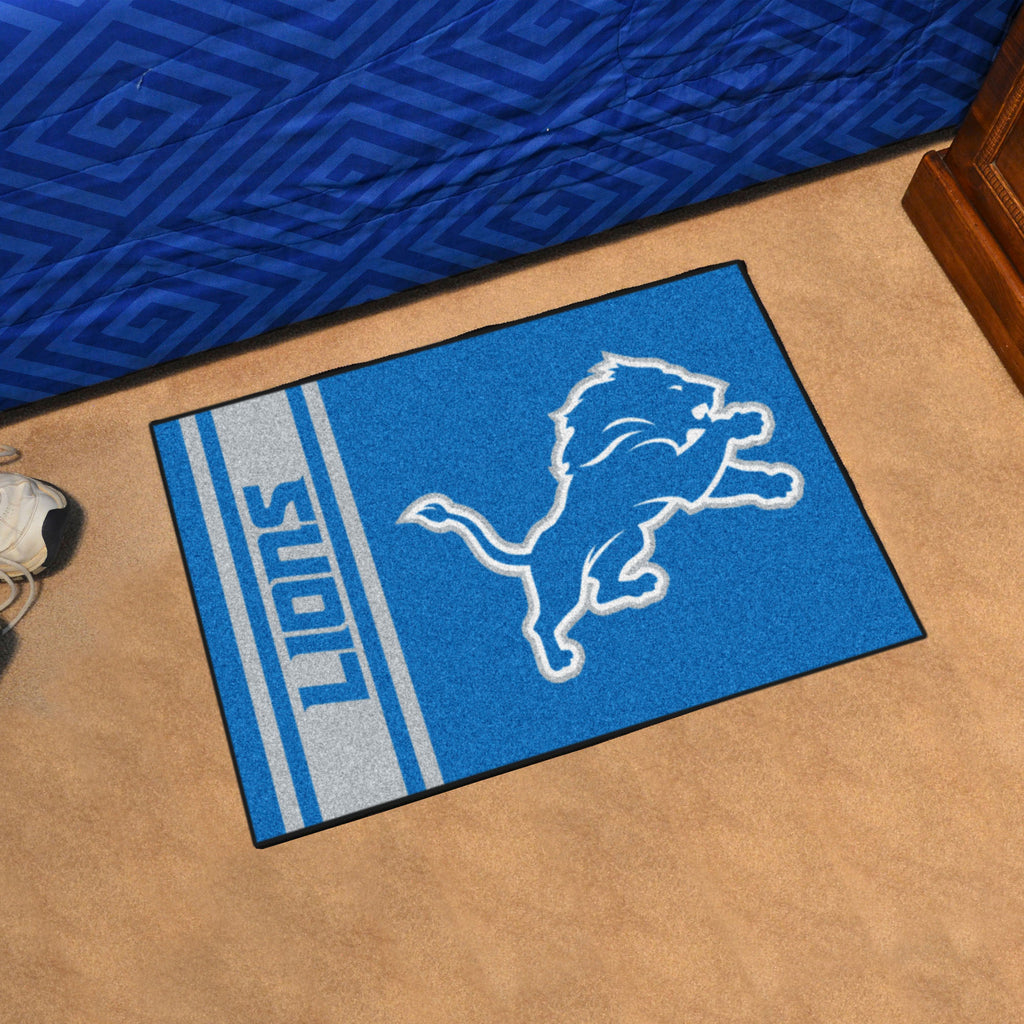 Detroit Lions Starter Mat Accent Rug Uniform Style - 19in. x 30in.