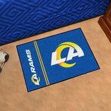 Los Angeles Rams Starter Mat Accent Rug Uniform Style - 19in. x 30in.