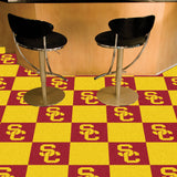 Southern California Trojans Team Carpet Tiles - 45 Sq Ft.
