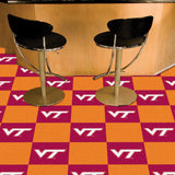 Virginia Tech Hokies Team Carpet Tiles - 45 Sq Ft.