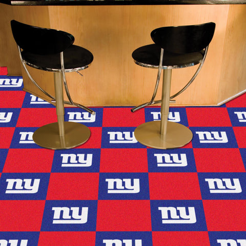 New York Giants Team Carpet Tiles - 45 Sq Ft.