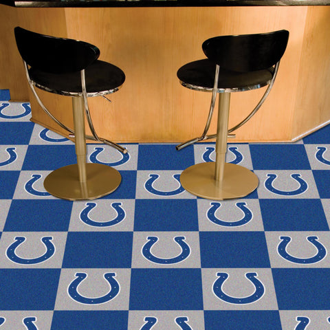 Indianapolis Colts Team Carpet Tiles - 45 Sq Ft.