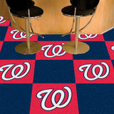 Washington Nationals Team Carpet Tiles - 45 Sq Ft.