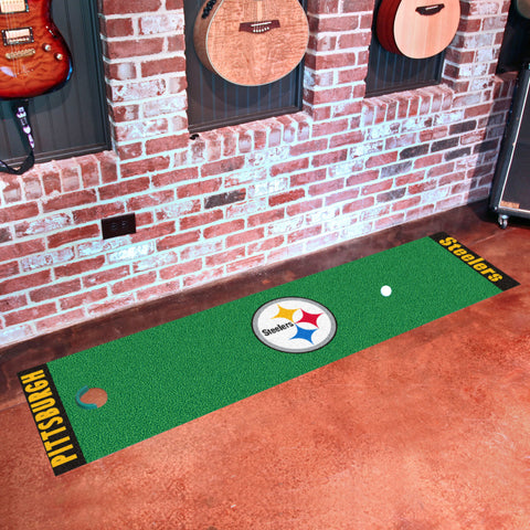 Pittsburgh Steelers Putting Green Mat - 1.5ft. x 6ft.