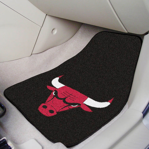 Chicago Bulls Front Carpet Car Mat Set - 2 Pieces