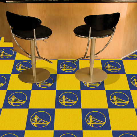 Golden State Warriors Team Carpet Tiles - 45 Sq Ft.
