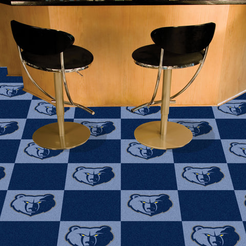 Memphis Grizzlies Team Carpet Tiles - 45 Sq Ft.