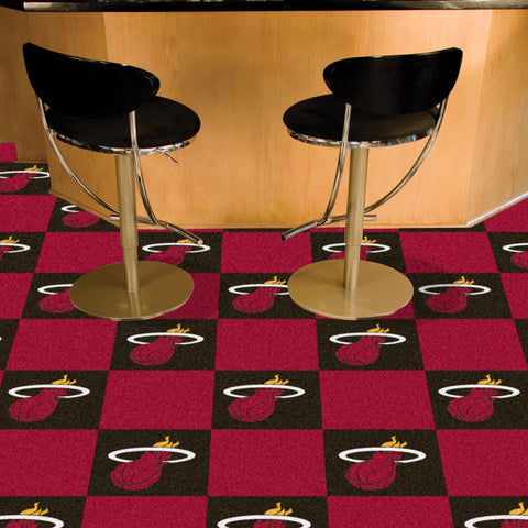 Miami Heat Team Carpet Tiles - 45 Sq Ft.