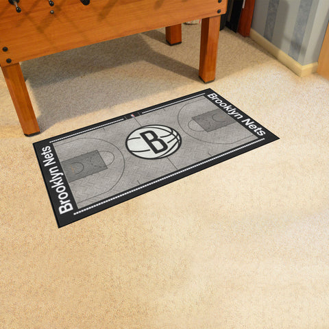 Brooklyn Nets Large Court Runner Rug - 30in. x 54in.