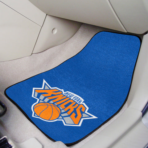 New York Knicks Front Carpet Car Mat Set - 2 Pieces