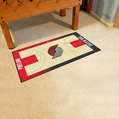 Portland Trail Blazers Large Court Runner Rug - 30in. x 54in.