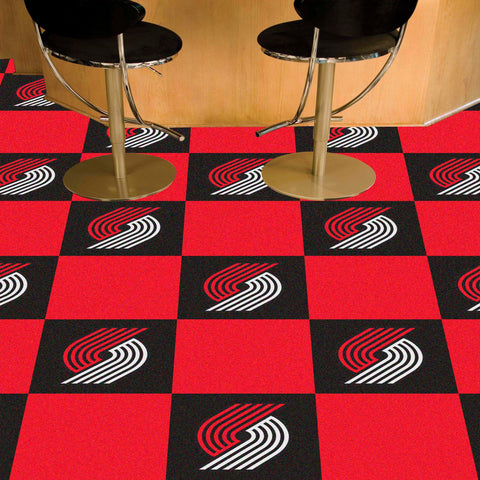 Portland Trail Blazers Team Carpet Tiles - 45 Sq Ft.