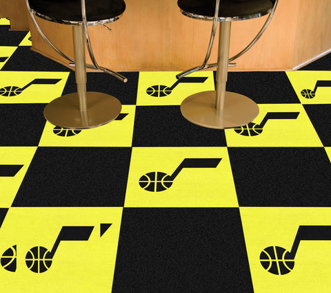 Utah Jazz Team Carpet Tiles - 45 Sq Ft.