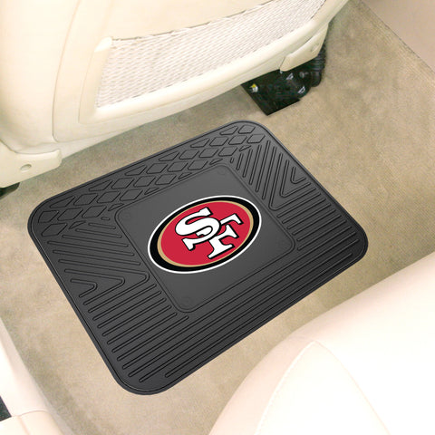 San Francisco 49ers Back Seat Car Utility Mat - 14in. x 17in.