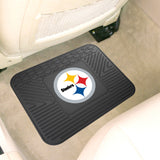 Pittsburgh Steelers Back Seat Car Utility Mat - 14in. x 17in.