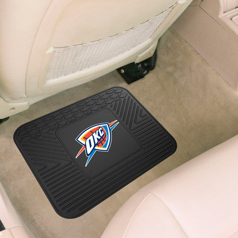 Oklahoma City Thunder Back Seat Car Utility Mat - 14in. x 17in.