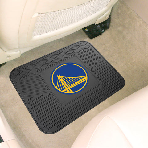 Golden State Warriors Back Seat Car Utility Mat - 14in. x 17in.
