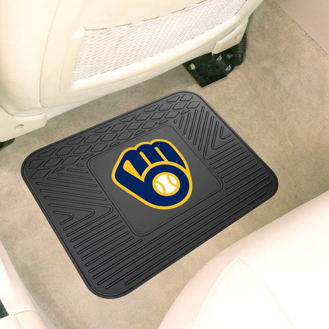 Milwaukee Brewers Back Seat Car Utility Mat - 14in. x 17in.